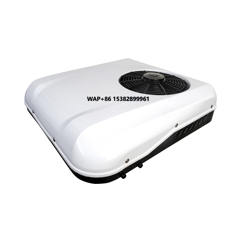 Air Conditioners - キャンピングカー、トラック用の新型12V/24Vバッテリー駆動ルーフトップエアコンコンプレッサー、R134a/R410a対応、ダンプトラック、キャンピングカー向け