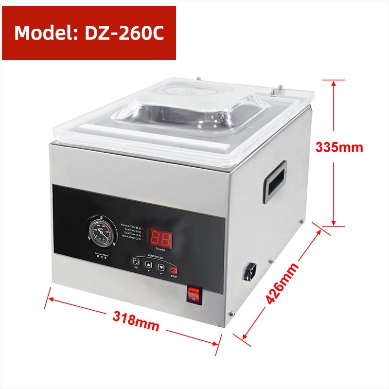 Food Vacuum Sealer Machine - 卓上型真空シーラー機、業務用デジタル真空包装機、肉・食品・果物の保存包装用