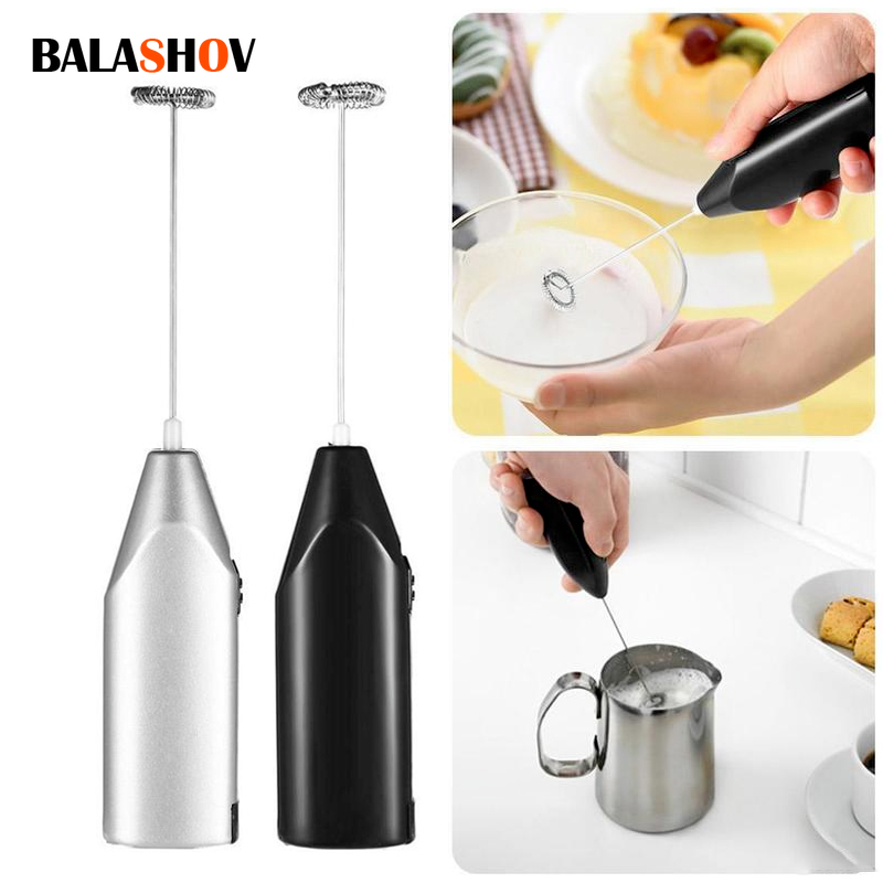 Electric Milk Frother Handheld - ワイヤレスミルクフォーマーコーヒー泡立て器ミキサー電動ブレンダーエッグビーターミニ泡立て器ハンドルスターラーカプチーノメーカー調理ツール