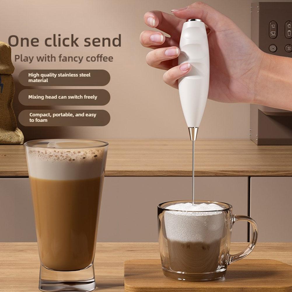 Portable Blender Usb Rechargeable - ミニコーヒーフロッサー USB充電式 フォームメーカー コーヒーミルクミキサー 電動ハンドルブレンダー エッグビーター