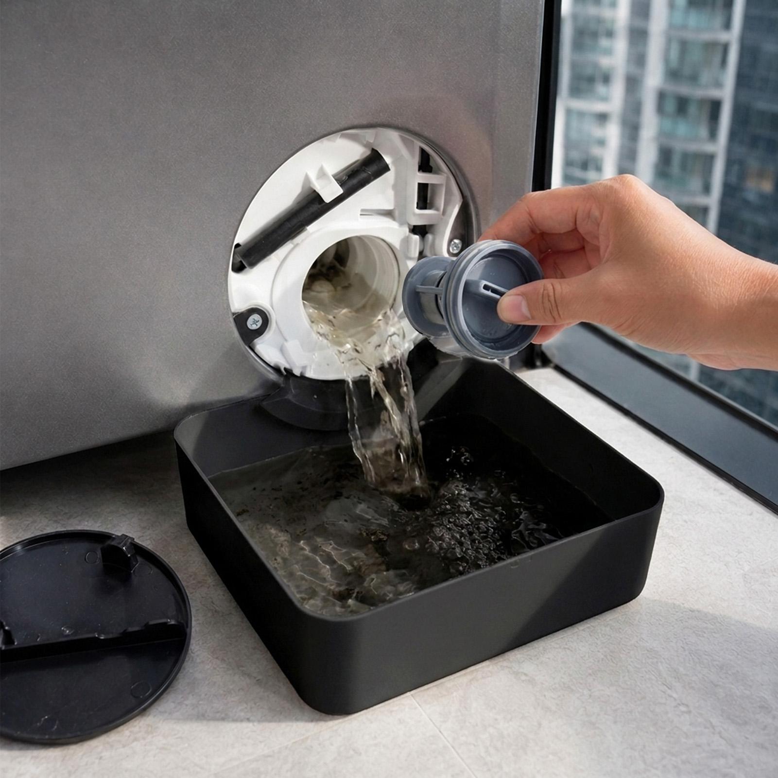 洗濯機排水トレイ、水受けボックス、漏れ防止トレイ、糸くずフィ - Laundry のレビューと価格
