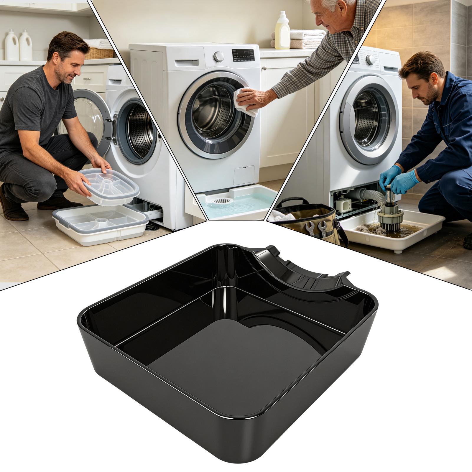 洗濯機排水トレイ、水受けボックス、漏れ防止トレイ、糸くずフィ - Laundry のレビューと価格