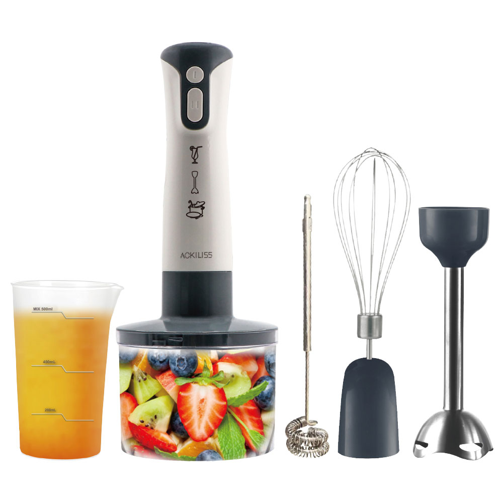 多機能アクセサリー付き2段階速度ミキサー電動ハンドブレンダー - Immersion Hand Blender Set のレビューと価格
