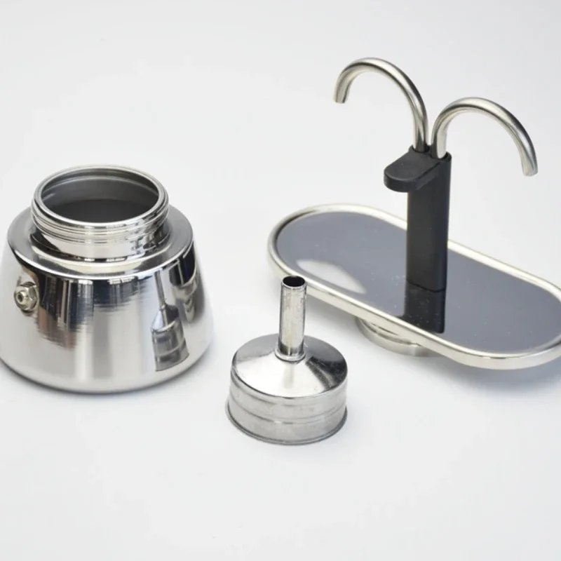 ステンレス鋼のミニ鍋,二重管,イタリアのコーヒーメーカー,家 - Small Appliances のレビューと価格