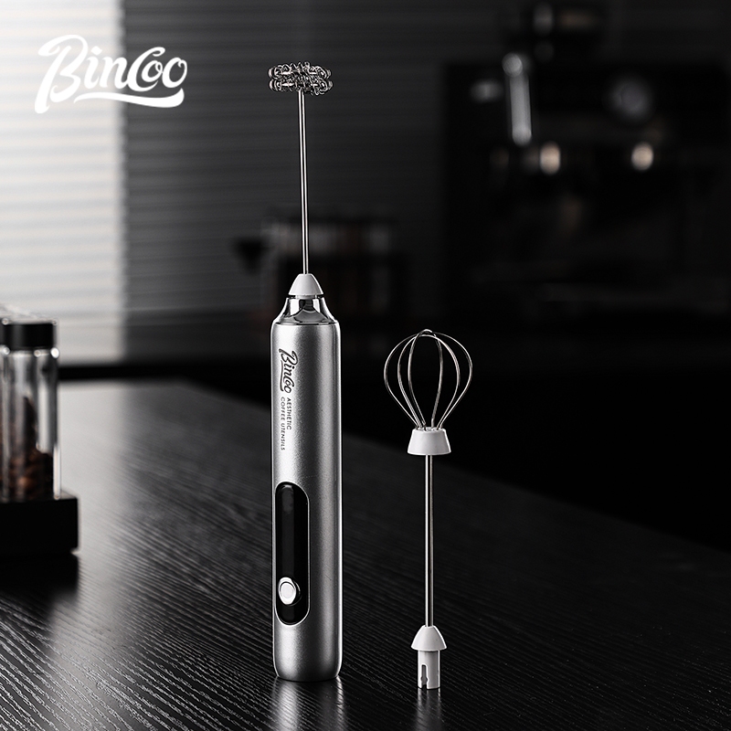 Bincoo デジタル式ハンドヘルドミルクフォーマー、電動ド - Electric Milk Frother Handheld のレビューと価格