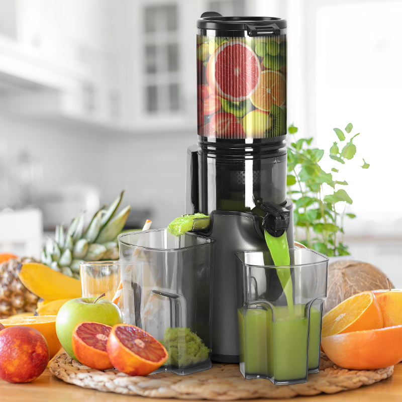 Tolife低速圧搾コールドプレスジューサー、広口投入口10 - Electric Slow Juicer Cold Press のレビューと価格