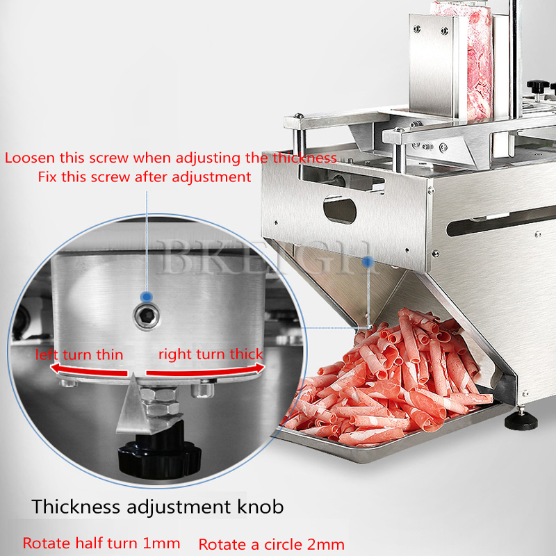 全自動冷凍ソーセージ・ベーコン・牛肉・羊肉用ミートスライサー - Automatic Meat Slicer Home のレビューと価格