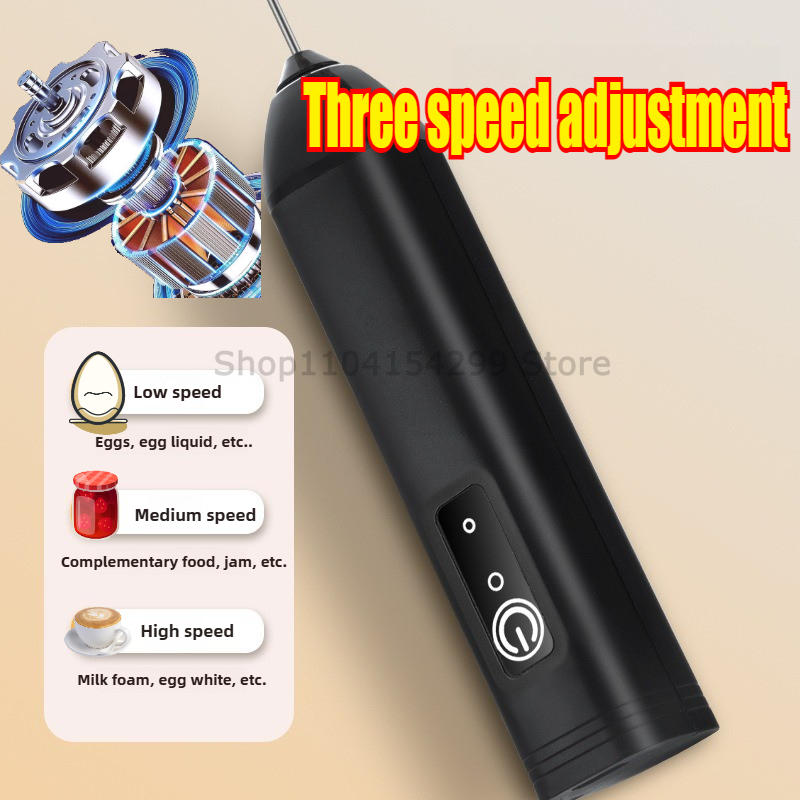 ワイヤレスミルク泡立て器 電動ハンドヘルドブレンダー 電気ミ - Electric Milk Frother Handheld のレビューと価格