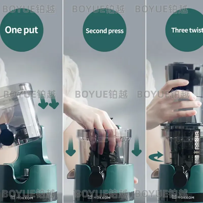大口径低速ジューサー コールドプレス抽出器 電動フルーツ野菜 - Electric Slow Juicer Cold Press のレビューと価格