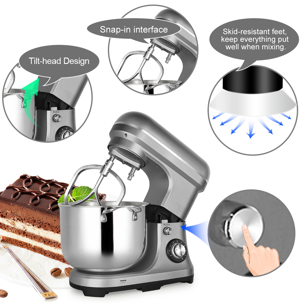 11L 2000W 大型強力電動ミキサー ダブルドウフック付 - Kitchen Appliances のレビューと価格