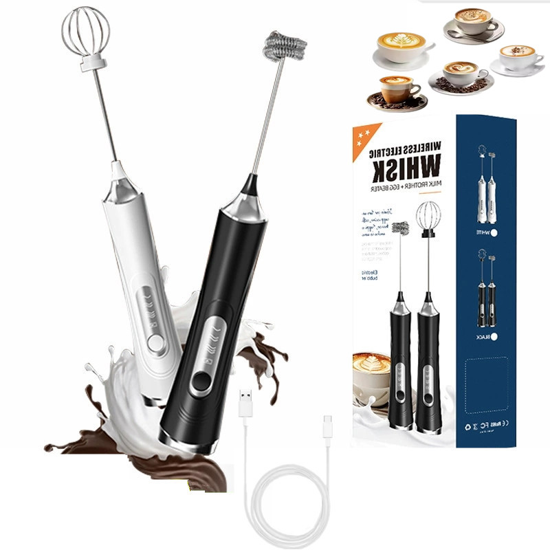 USB 電動ミルク泡立て器ハンドヘルドミルクコーヒーマシン  - Electric Milk Frother Handheld のレビューと価格