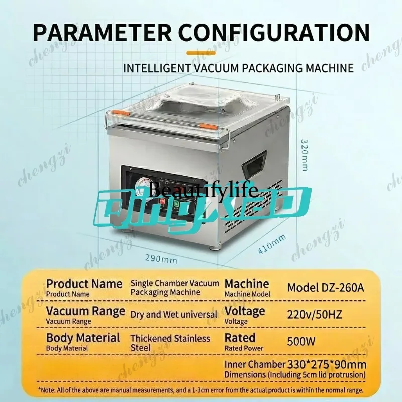 K182 業務用自動食品真空シーラー ウェット＆ドライ両用包 - Food Vacuum Sealer Machine のレビューと価格